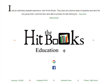 Tablet Screenshot of hitthebooks.ca